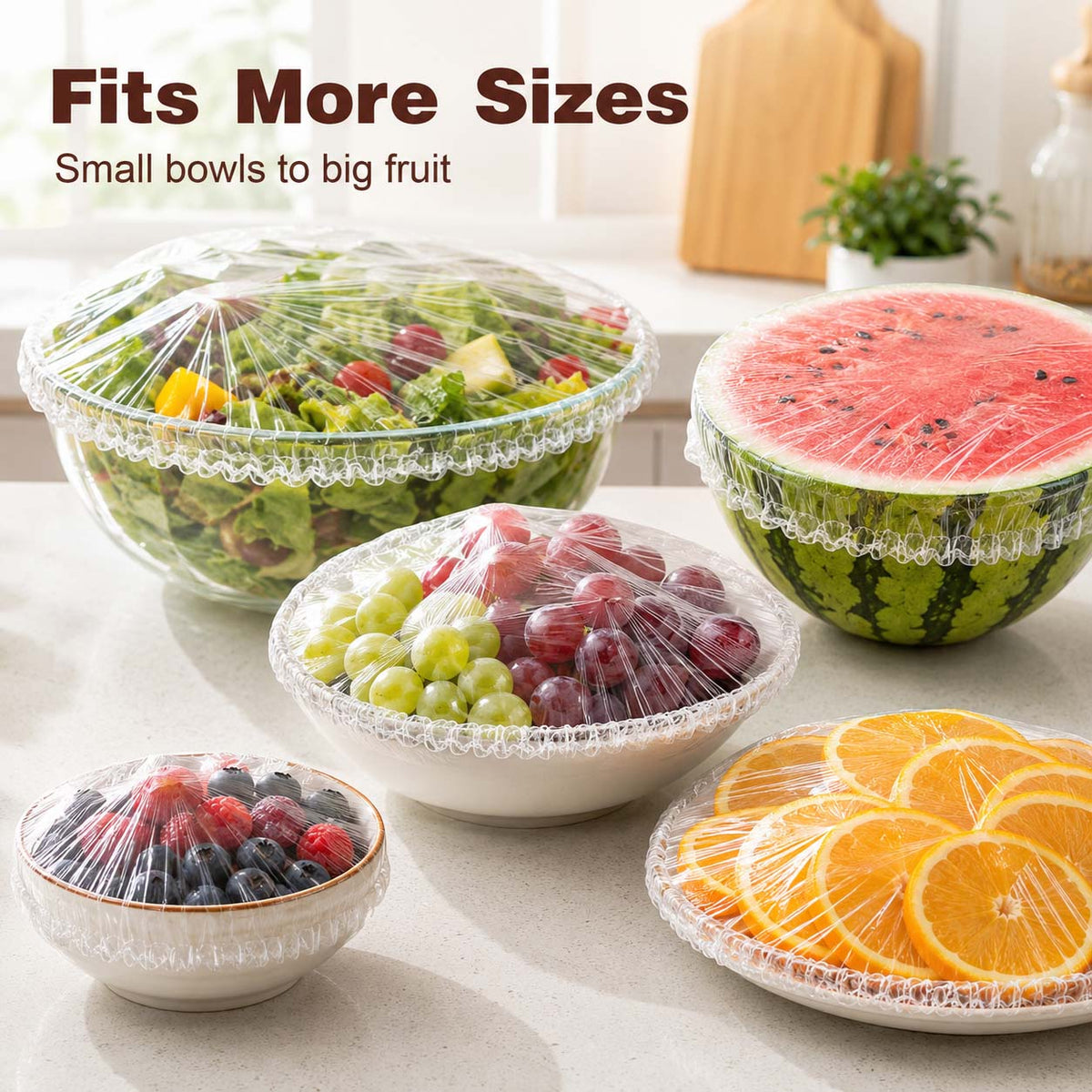 🔥Disposable Stretch Food Covers for Bowls & Plates (EU)