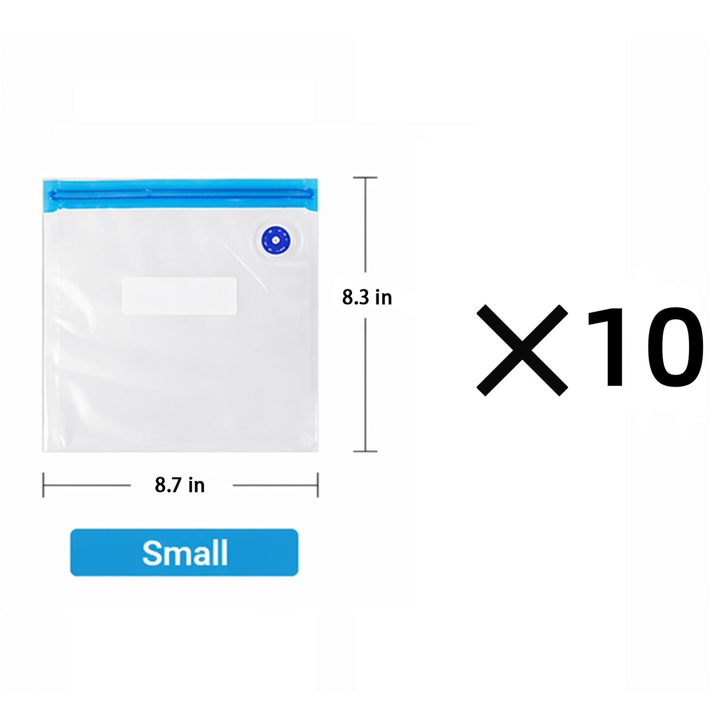 Theflame™ 10 Reusable Food Vacuum Bags Set - Keep Food Fresh 5X Longer