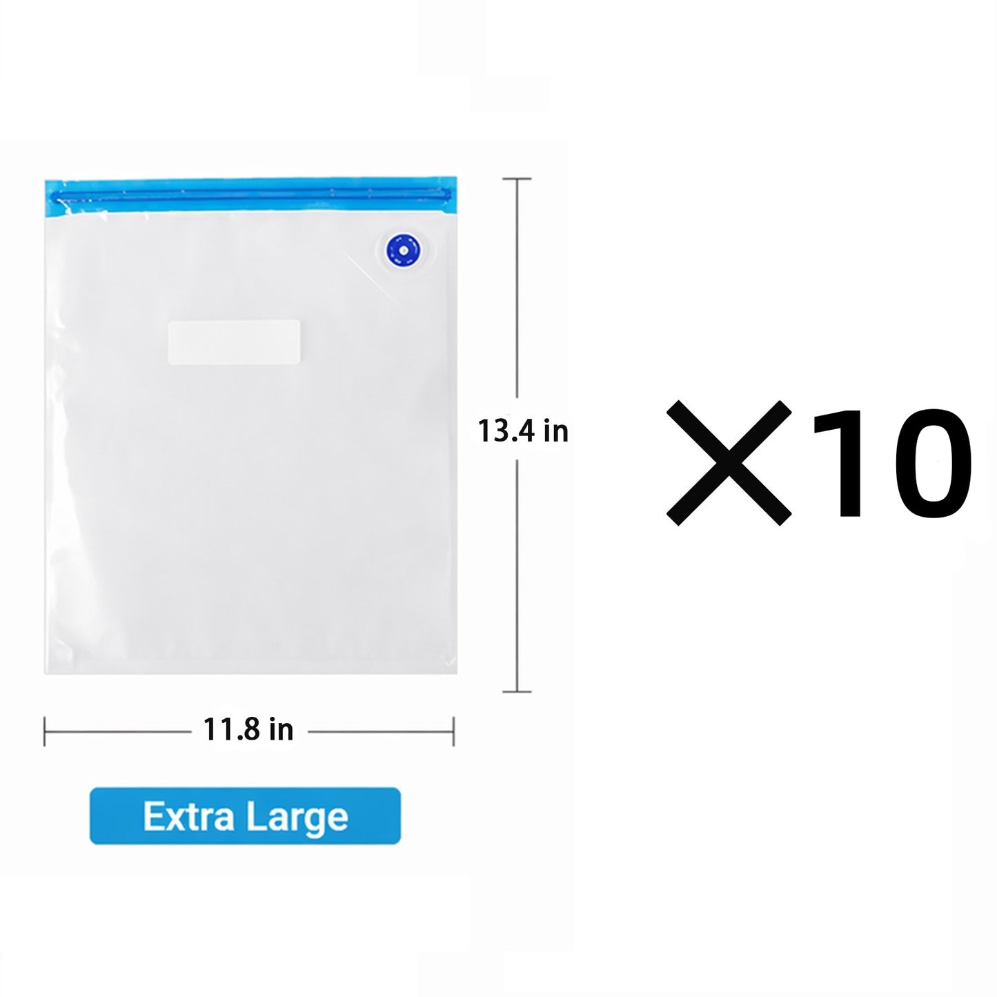 Theflame™ 10 Reusable Food Vacuum Bags Set - Keep Food Fresh 5X Longer