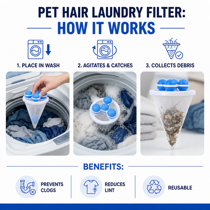 Theflame™ Laundry Hair Catcher (Offer)