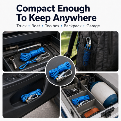 🔥50% OFF!🔥Retractable Adjustable Rope Buckle System Heavy Duty Cord