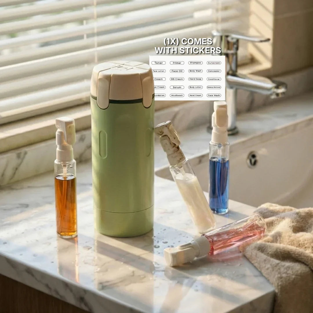 Theflame™ Travel Dispenser - Carry 4 Essentials in 1 Bottle（Offer）
