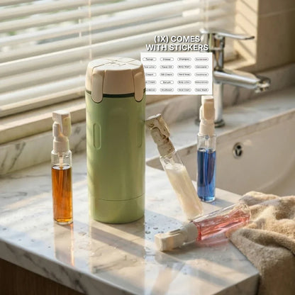 Theflame™ Travel Dispenser - Carry 4 Essentials in 1 Bottle（Offer）