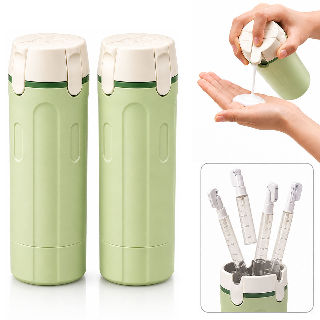 2 Bottles - Separate your daily liquids