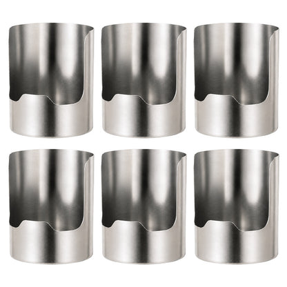 Stainless Steel Utensil Holder & Pot Lid Organizer – Rust-Proof, Drain Notch Design, Easy to Clean