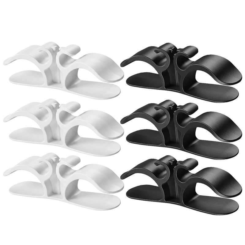 3 Sets (3× Black + 3× White)