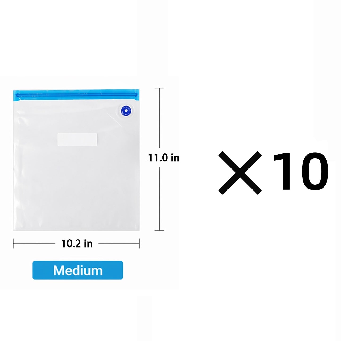 Theflame™ 10 Reusable Food Vacuum Bags Set - Keep Food Fresh 5X Longer