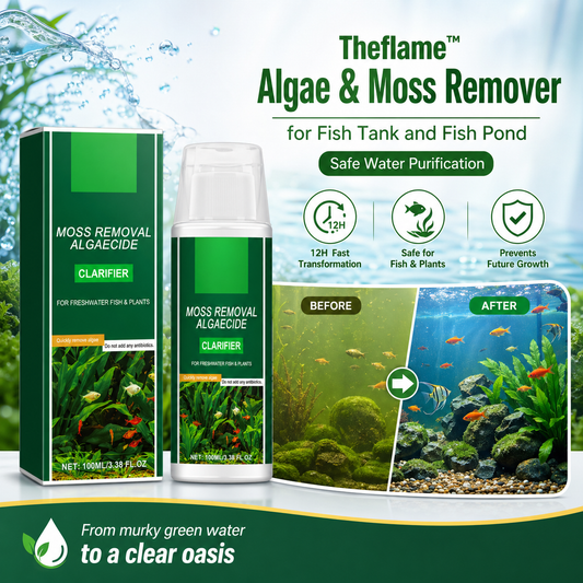 Theflame™ Algae & Moss Remover for Fish Tank and Fish Pond
