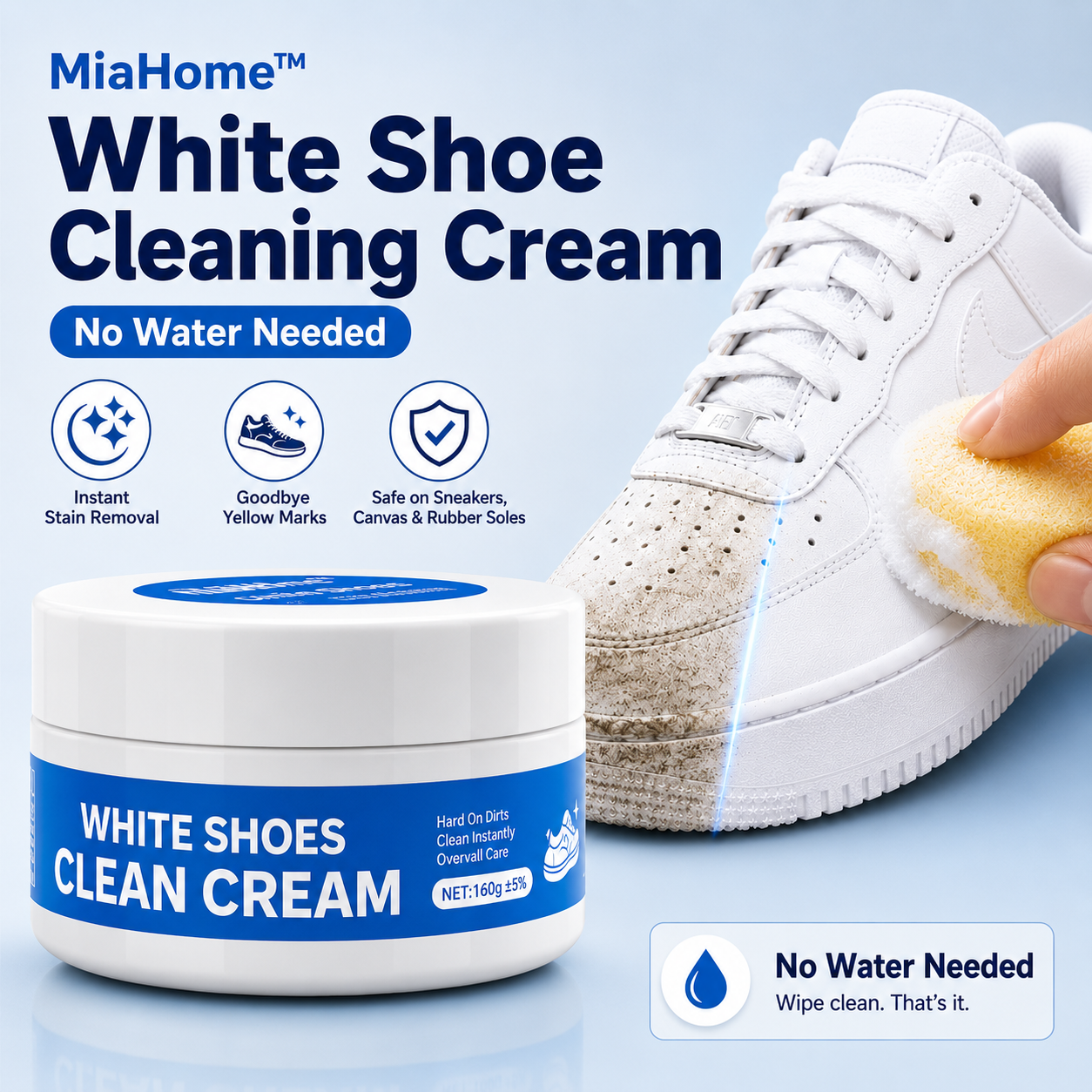 Theflame™ White Shoe Cleaning Cream - No Water Needed (Offer)