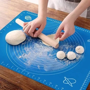 Silicone Baking Mat with Measurements – Non-Stick Roti, Dough & Cookie Sheet Oven Liner(offer)