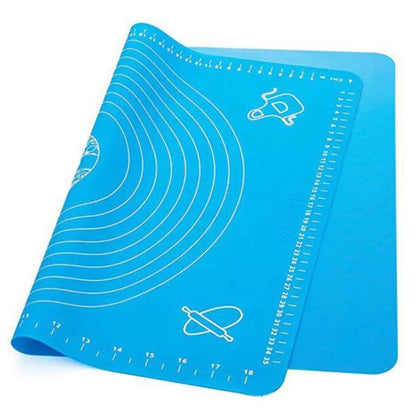 Silicone Baking Mat with Measurements – Non-Stick Roti, Dough & Cookie Sheet Oven Liner(offer)