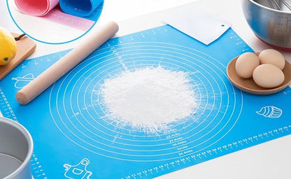 Silicone Baking Mat with Measurements – Non-Stick Roti, Dough & Cookie Sheet Oven Liner(offer)