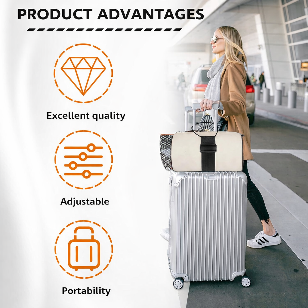🔥LIMITED TIME 50% OFF ⚡Theflame™ 3-in-1 Travel Strap for Moving & Camping