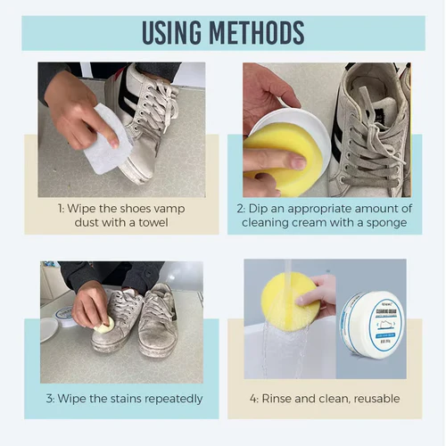 Theflame™ White Shoe Cleaning Cream - No Water Needed