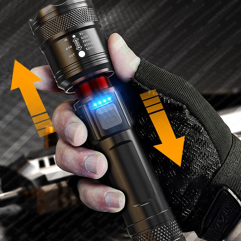 ⏳Time-Limited Special⏰Theflame™ Super Strong Light Zoomable Flashlight