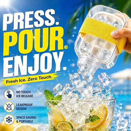 Theflame™ Ice Maker Bottle – No-Touch & Leakproof
