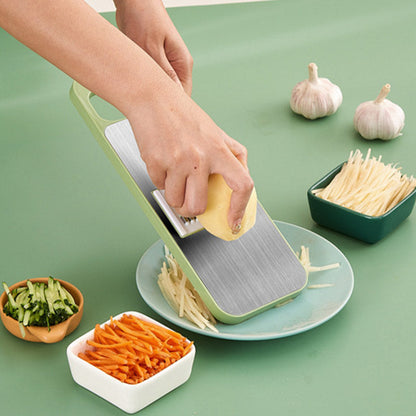 Next-Gen 100% Hand-Safe Mandoline Slicer — Zero Waste Garlic & Veggie Prep Tool