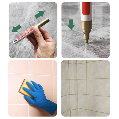 🖌️Theflame™ Anti-Mould & Waterproof Joint Pen for Ceramic Tiles!