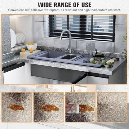 🛡️68% OFF! 🍳 Kitchen Oil-Proof Stickers – Removable Self-Adhesive Cabinet, Countertop & Wall Protector Film for Grease, Stains and Splashes 🌟