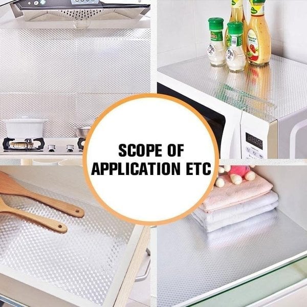 🛡️68% OFF! 🍳 Kitchen Oil-Proof Stickers – Removable Self-Adhesive Cabinet, Countertop & Wall Protector Film for Grease, Stains and Splashes 🌟