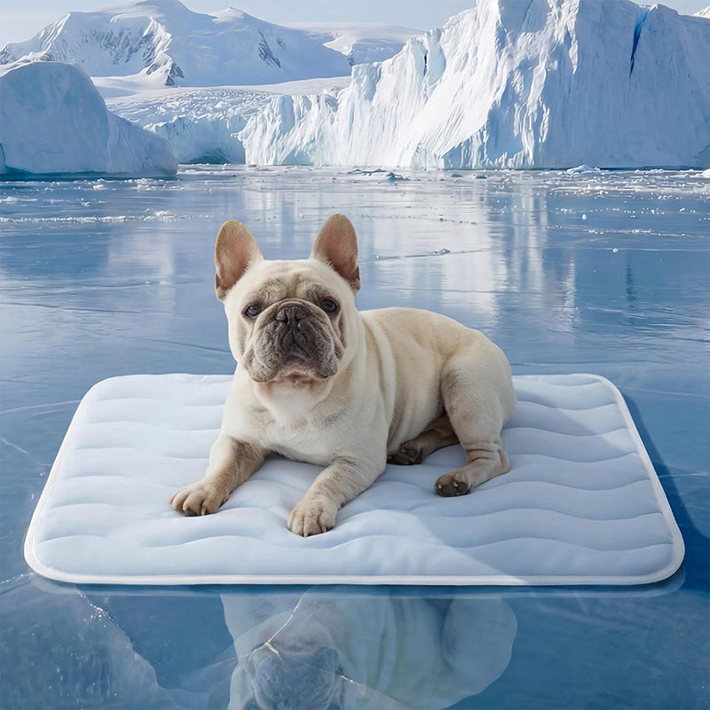 ❄️Summer Sale❄️ Theflame™ Pet Cooling Ice Silk Mat – Summer Cooling Pet Bed Pad for Dogs and Cats🐾