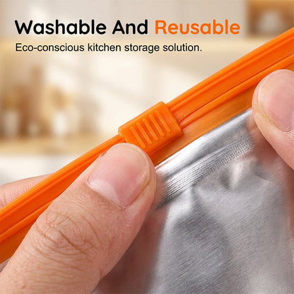 ⭐ Reusable Aluminum Foil Sealable Storage Bags (10-Pieces)