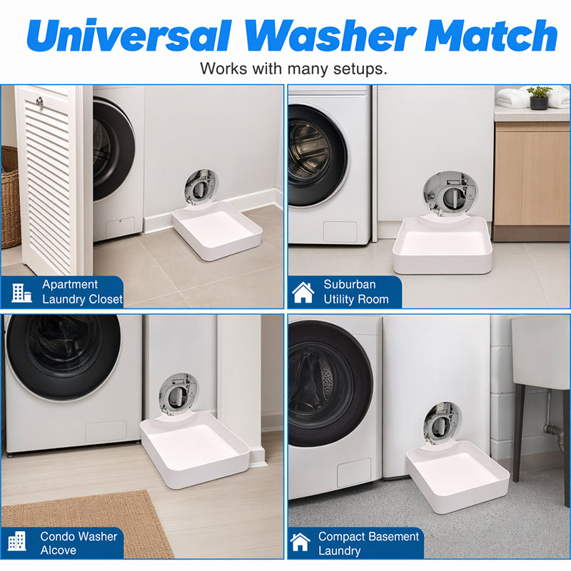 🎁✨Theflame™ Universal Front-Load Washing Machine Drain Pan