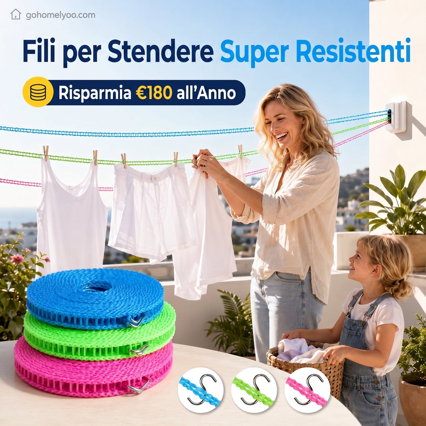 🏠🚫 No Drills, No Wall Damage! Space-Saving Portable Drying Rack for Balcony, Bathroom & Outdoor Use — ⌛ 50% OFF! 🔥